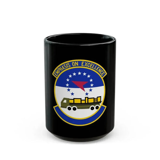 50 Aerial Port Squadron AFRC (U.S. Air Force) Black Coffee Mug 15oz - Go Mug Yourself