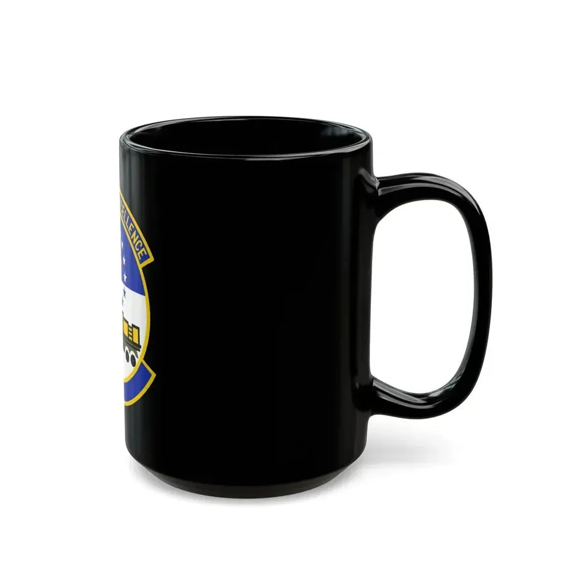 50 Aerial Port Squadron AFRC (U.S. Air Force) Black Coffee Mug - Go Mug Yourself