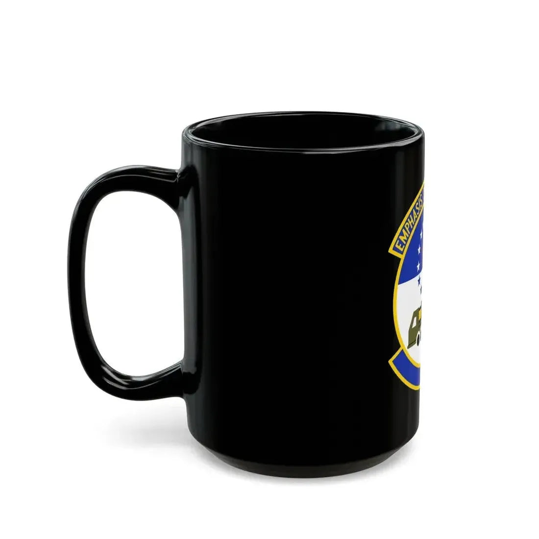 50 Aerial Port Squadron AFRC (U.S. Air Force) Black Coffee Mug - Go Mug Yourself