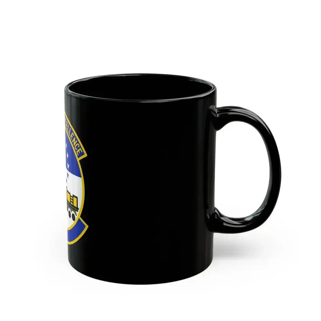 50 Aerial Port Squadron AFRC (U.S. Air Force) Black Coffee Mug - Go Mug Yourself