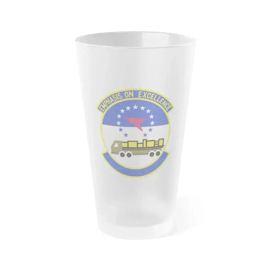 50 Aerial Port Squadron AFRC (U.S. Air Force) Frosted Pint Glass 16oz 16oz Frosted - Go Mug Yourself