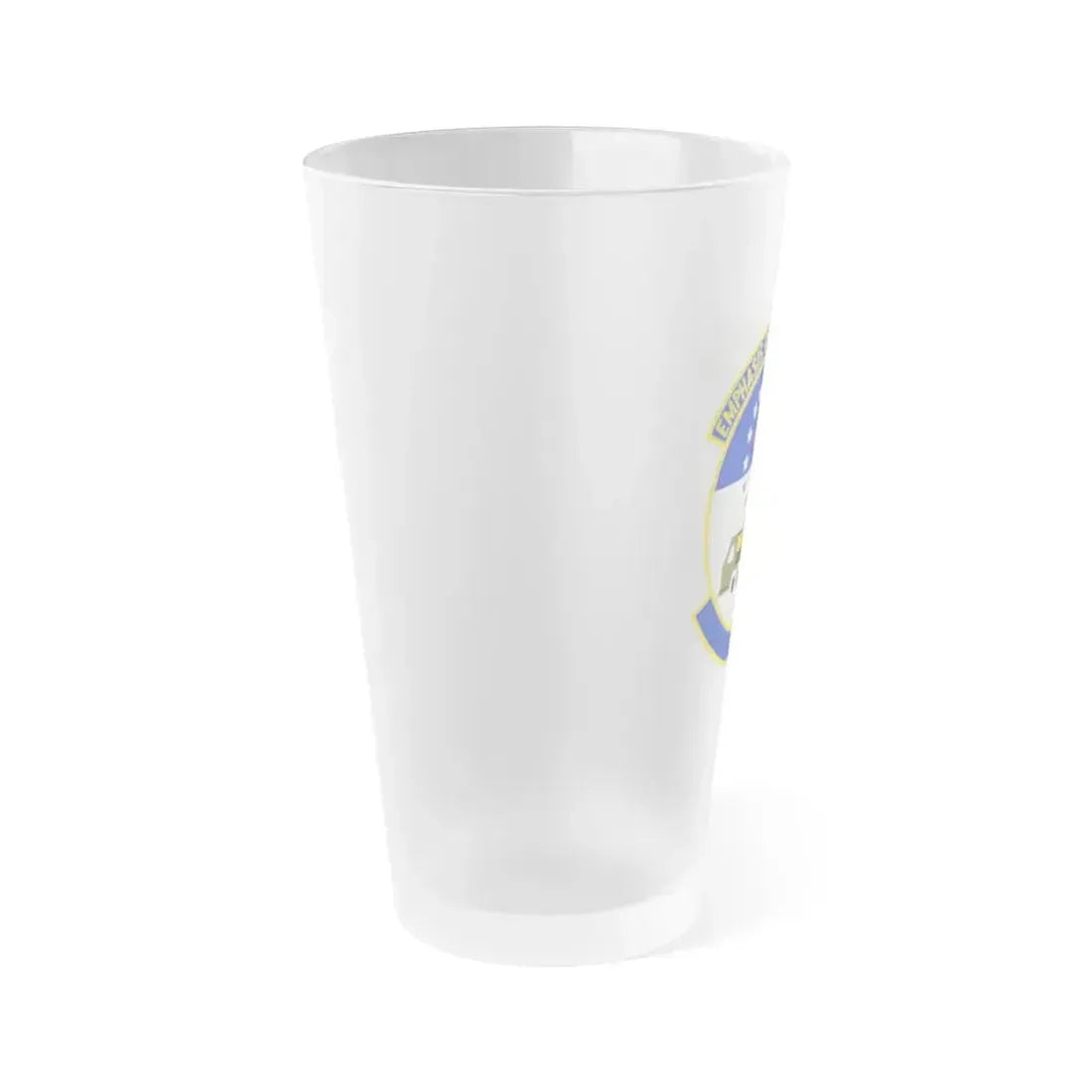 50 Aerial Port Squadron AFRC (U.S. Air Force) Frosted Pint Glass 16oz - Go Mug Yourself