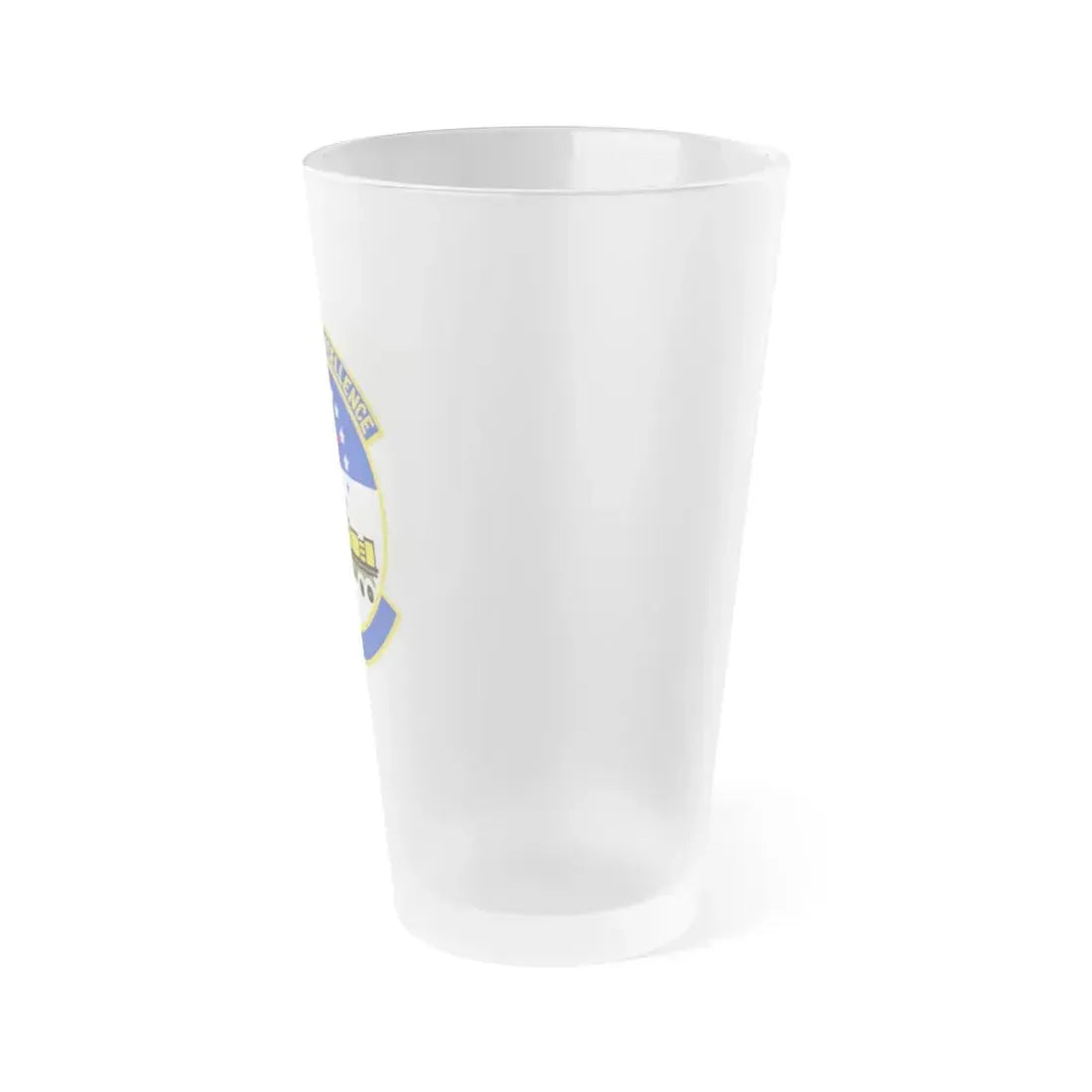 50 Aerial Port Squadron AFRC (U.S. Air Force) Frosted Pint Glass 16oz - Go Mug Yourself