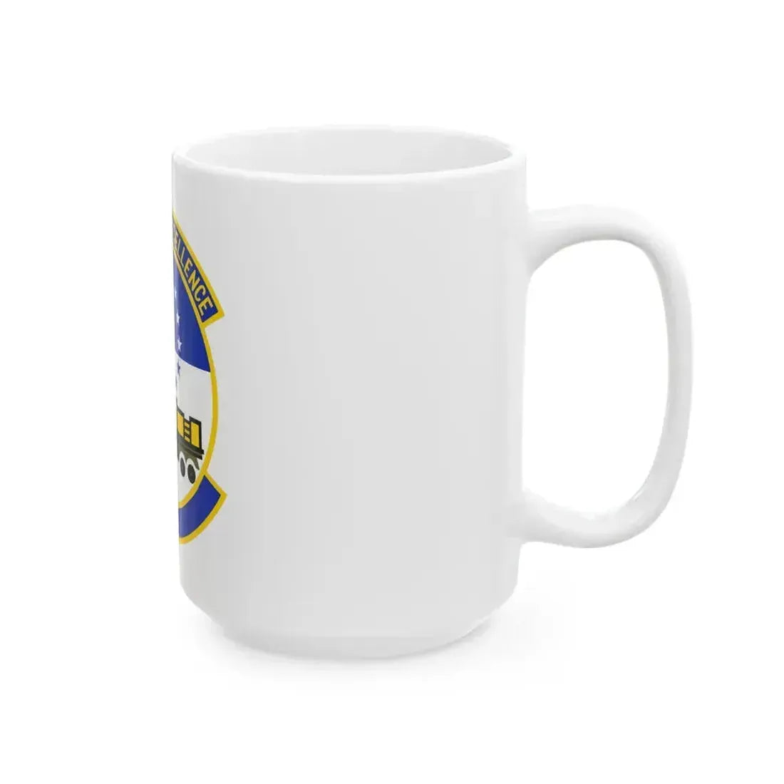 50 Aerial Port Squadron AFRC (U.S. Air Force) White Coffee Mug - Go Mug Yourself