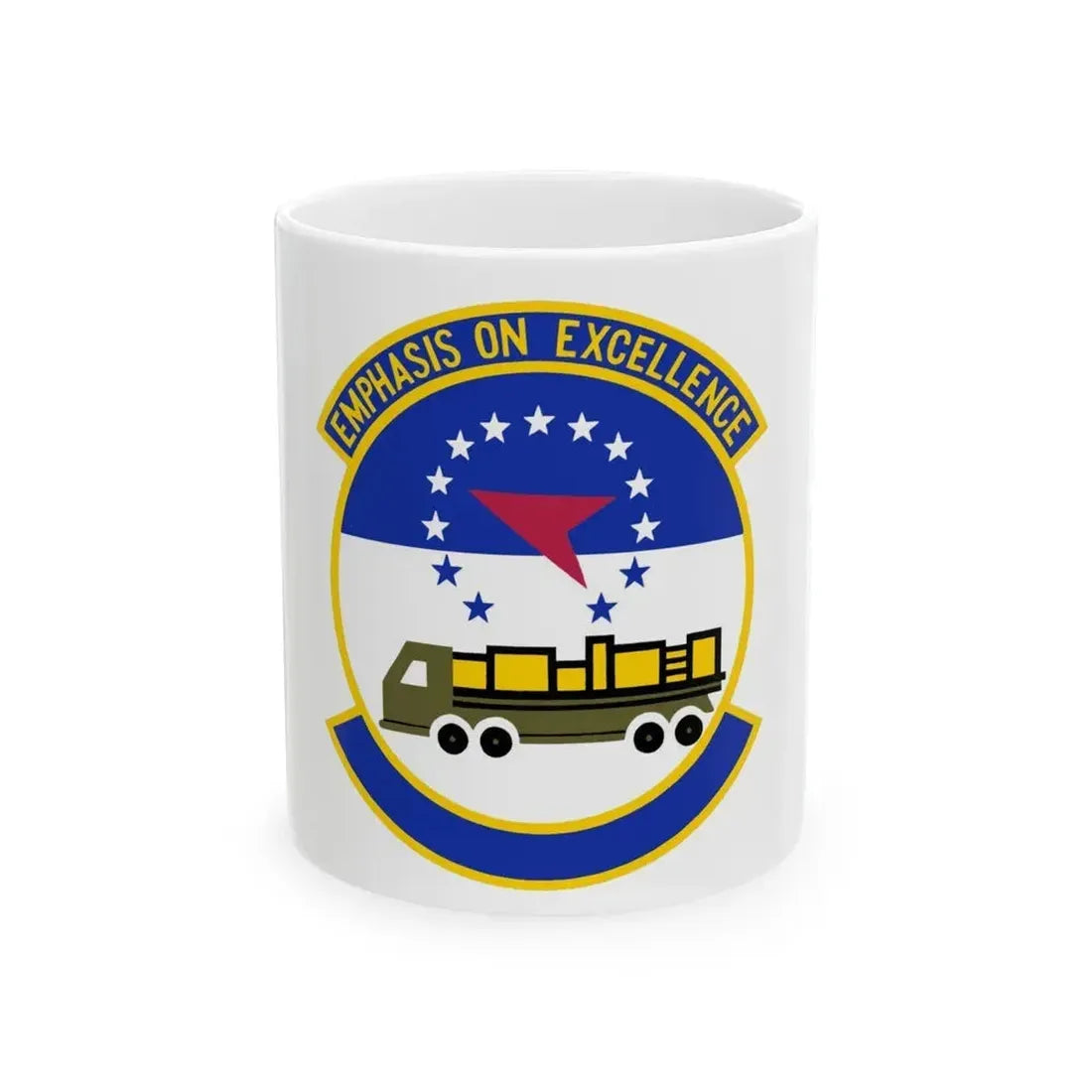 50 Aerial Port Squadron AFRC (U.S. Air Force) White Coffee Mug - Go Mug Yourself