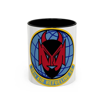 50 Air Refueling Squadron AMC (U.S. Air Force) Accent Coffee Mug 11oz Black - Go Mug Yourself