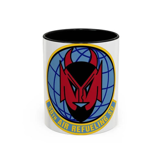 50 Air Refueling Squadron AMC (U.S. Air Force) Accent Coffee Mug 11oz Black - Go Mug Yourself