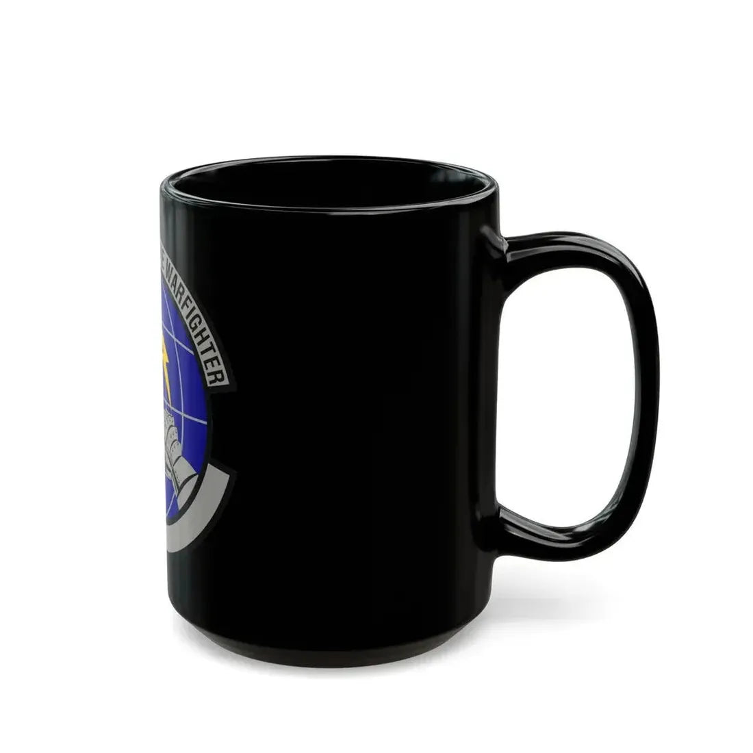 50 Communications Squadron USSF (U.S. Air Force) Black Coffee Mug - Go Mug Yourself