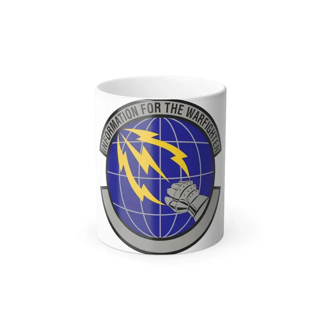 50 Communications Squadron USSF (U.S. Air Force) Color Changing Coffee Mug - Go Mug Yourself