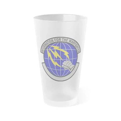 50 Communications Squadron USSF (U.S. Air Force) Frosted Pint Glass 16oz 16oz Frosted - Go Mug Yourself
