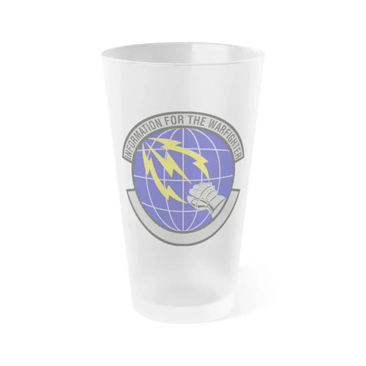 50 Communications Squadron USSF (U.S. Air Force) Frosted Pint Glass 16oz 16oz Frosted - Go Mug Yourself
