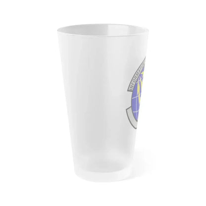 50 Communications Squadron USSF (U.S. Air Force) Frosted Pint Glass 16oz - Go Mug Yourself