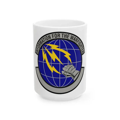 50 Communications Squadron USSF (U.S. Air Force) White Coffee Mug 15oz - Go Mug Yourself
