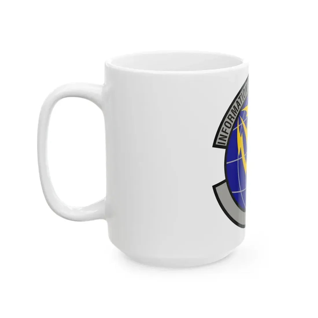 50 Communications Squadron USSF (U.S. Air Force) White Coffee Mug - Go Mug Yourself