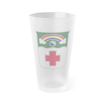 50 Medical Battalion (U.S. Army) Frosted Pint Glass 16oz-Go Mug Yourself