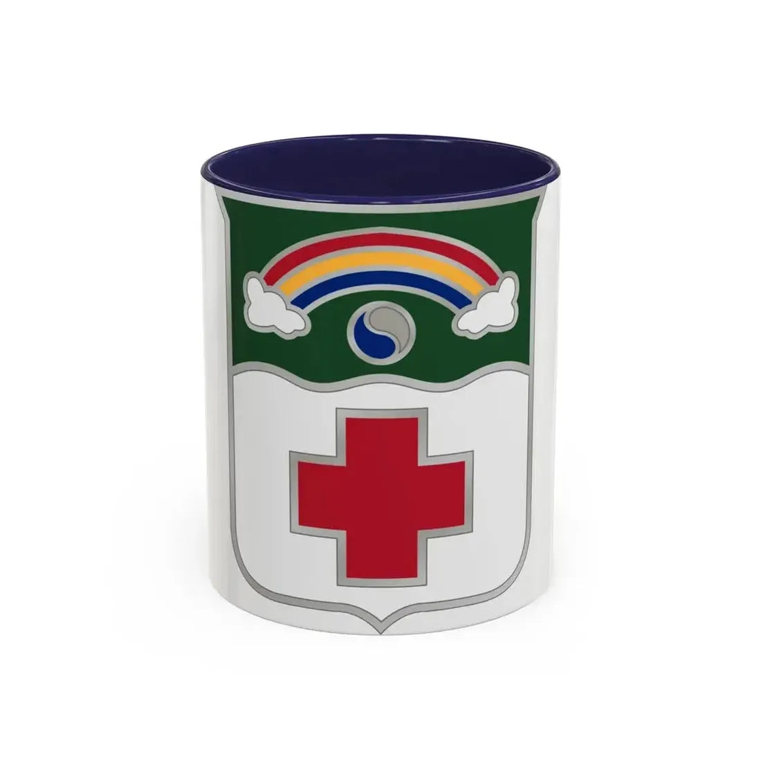 50 Medical Battalion (U.S. Army) Accent Coffee Mug 11oz Navy - Go Mug Yourself