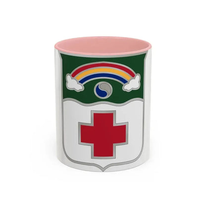 50 Medical Battalion (U.S. Army) Accent Coffee Mug 11oz Pink - Go Mug Yourself