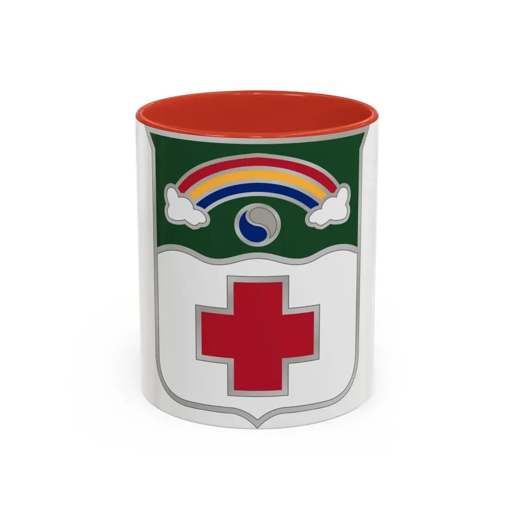 50 Medical Battalion (U.S. Army) Accent Coffee Mug 11oz Red - Go Mug Yourself