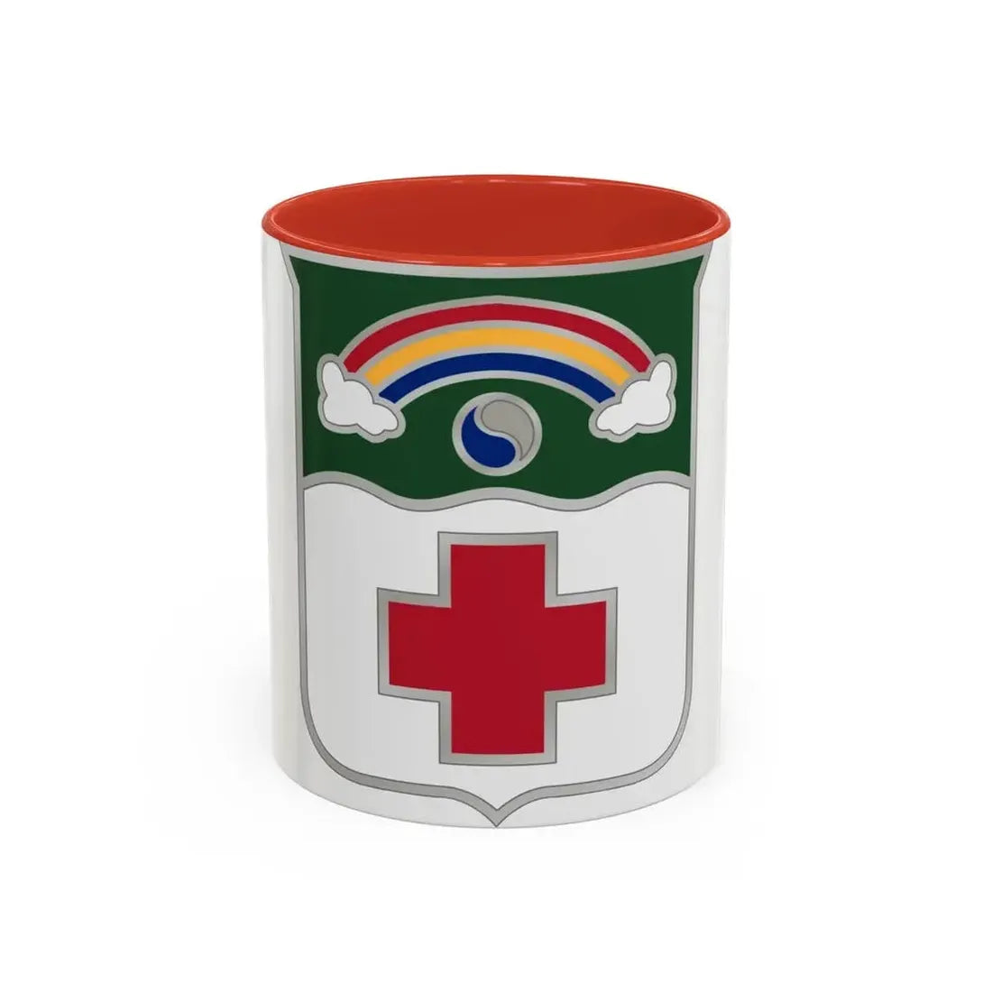 50 Medical Battalion (U.S. Army) Accent Coffee Mug 11oz Red - Go Mug Yourself