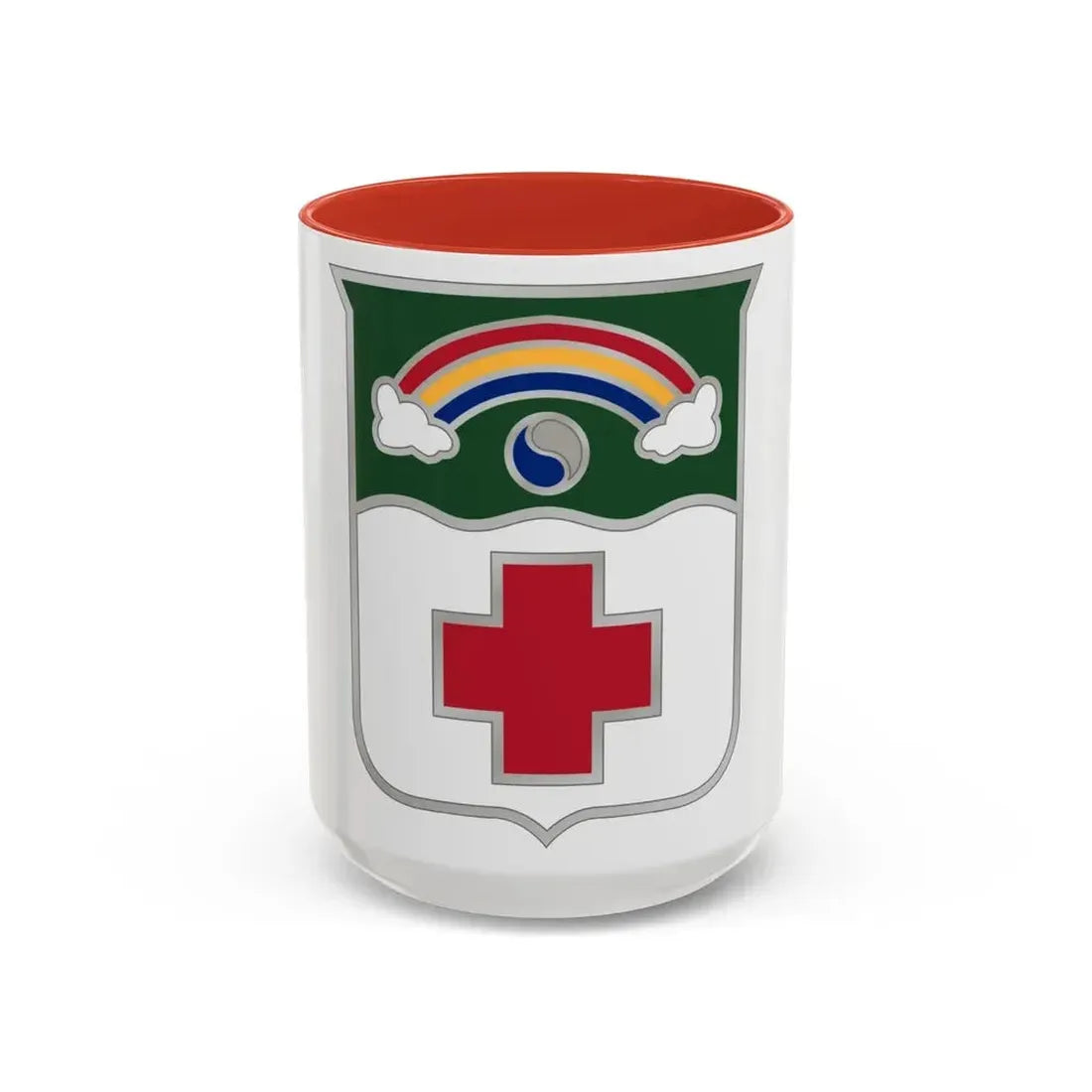 50 Medical Battalion (U.S. Army) Accent Coffee Mug 15oz Black - Go Mug Yourself