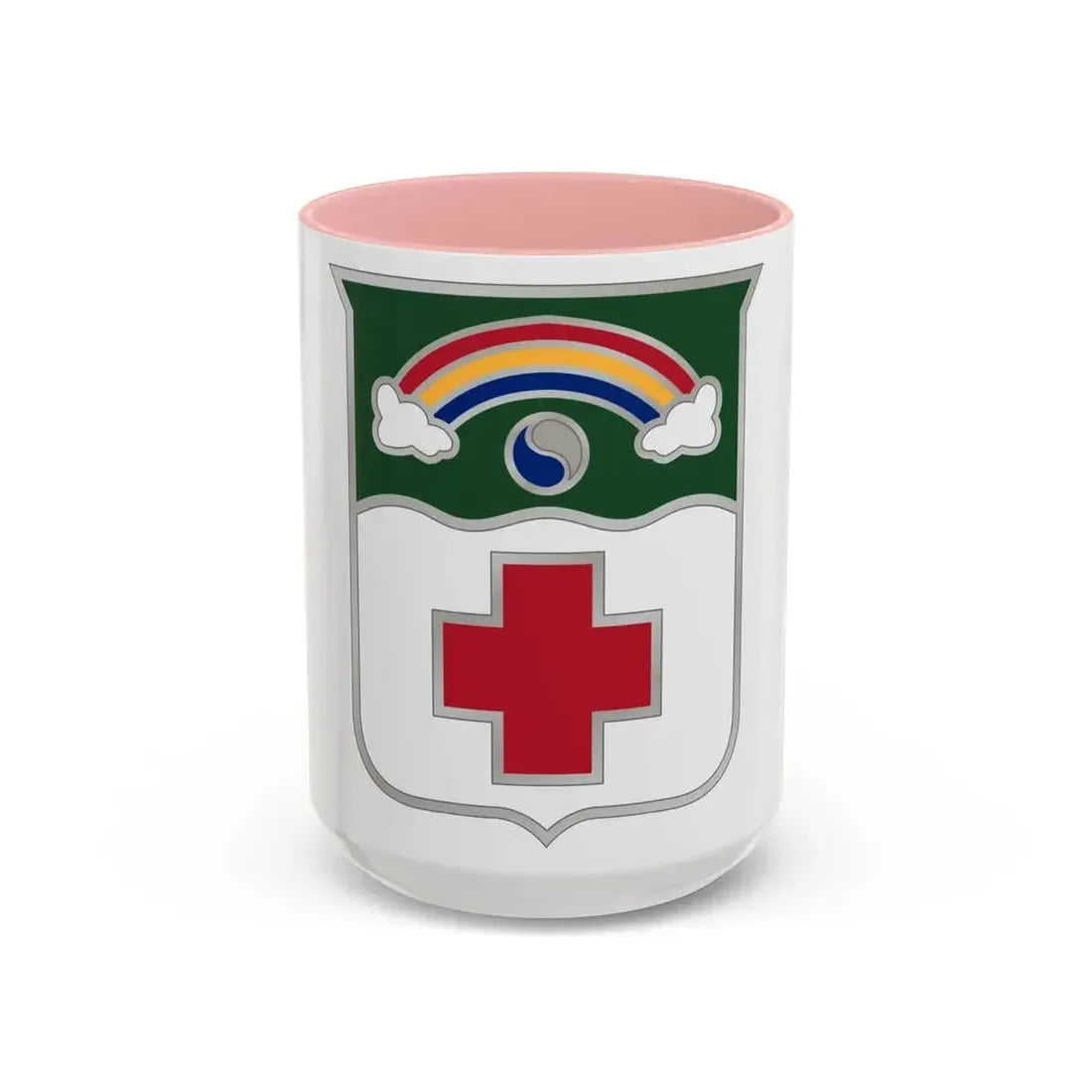 50 Medical Battalion (U.S. Army) Accent Coffee Mug 15oz Pink - Go Mug Yourself