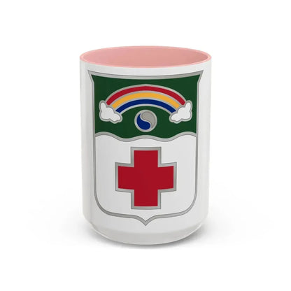50 Medical Battalion (U.S. Army) Accent Coffee Mug 15oz Pink - Go Mug Yourself