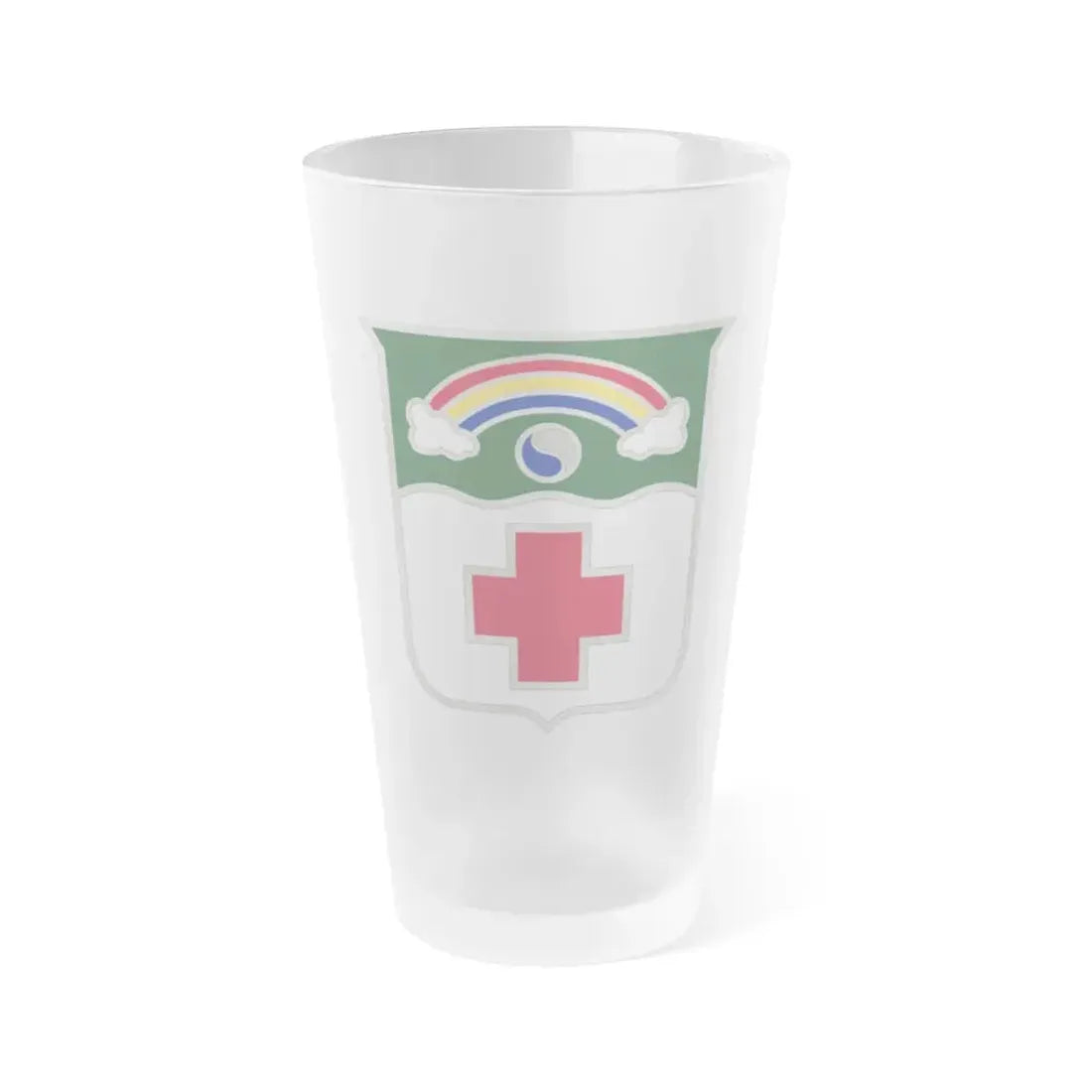 50 Medical Battalion (U.S. Army) Frosted Pint Glass 16oz Default Title - Go Mug Yourself