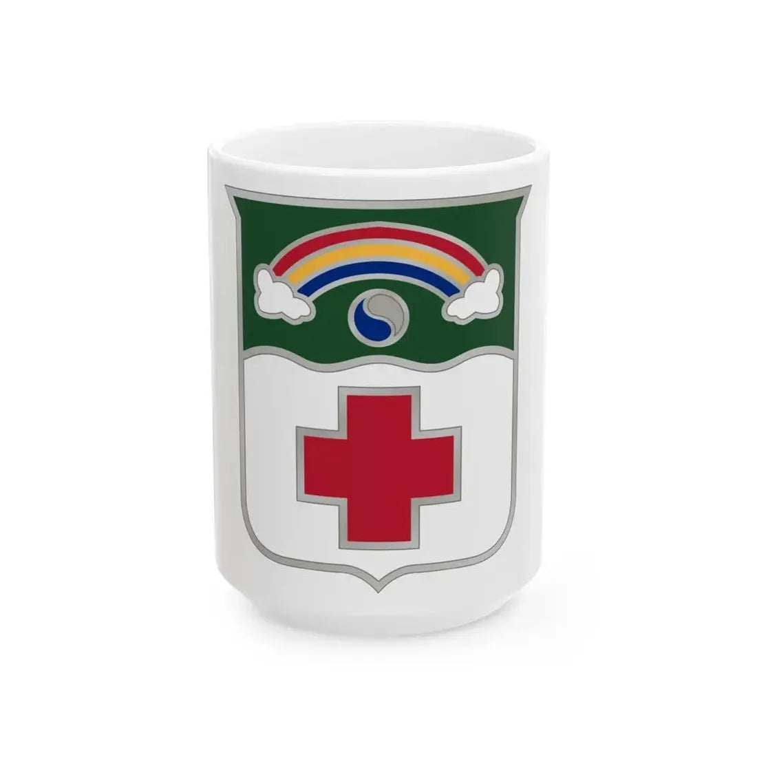 50 Medical Battalion (U.S. Army) White Coffee Mug 15oz - Go Mug Yourself