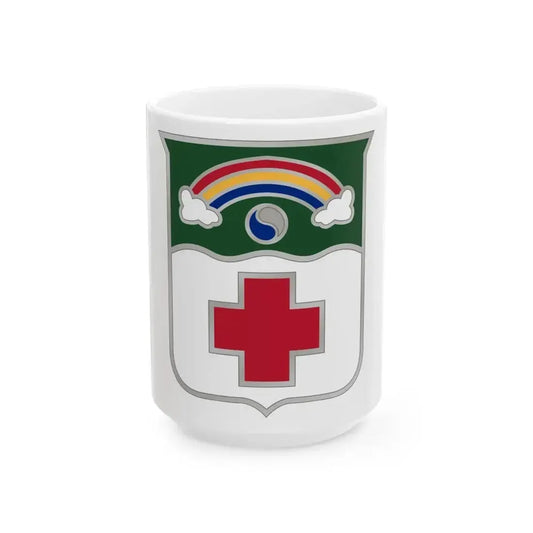 50 Medical Battalion (U.S. Army) White Coffee Mug 15oz - Go Mug Yourself
