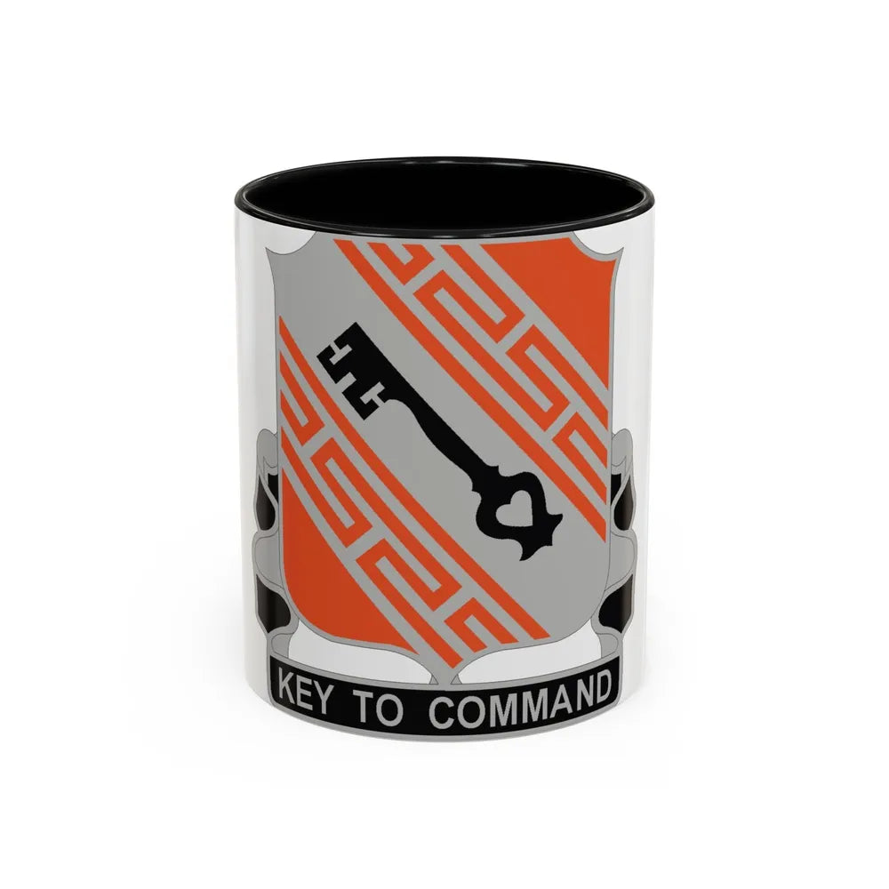 50 Signal Battalion (U.S. Army) Accent Coffee Mug-11oz-Black-Go Mug Yourself