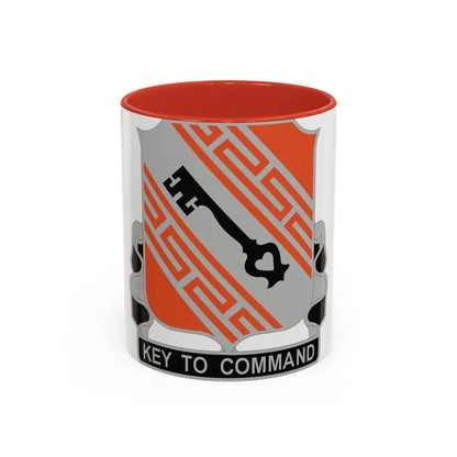 50 Signal Battalion (U.S. Army) Accent Coffee Mug-11oz-Red-Go Mug Yourself