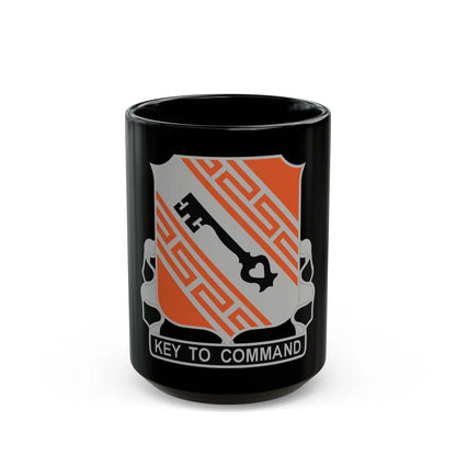 50 Signal Battalion (U.S. Army) Black Coffee Mug-15oz-Go Mug Yourself