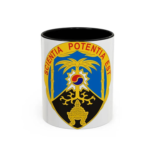 500 Military Intelligence Brigade 2 (U.S. Army) Accent Coffee Mug 11oz Black - Go Mug Yourself