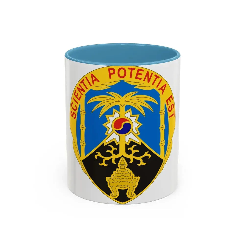 500 Military Intelligence Brigade 2 (U.S. Army) Accent Coffee Mug 11oz Light Blue - Go Mug Yourself