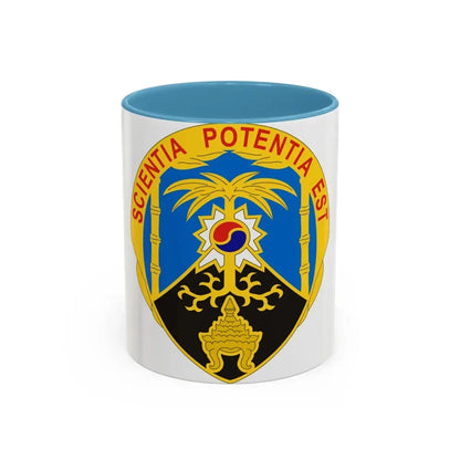 500 Military Intelligence Brigade 2 (U.S. Army) Accent Coffee Mug 11oz Light Blue - Go Mug Yourself