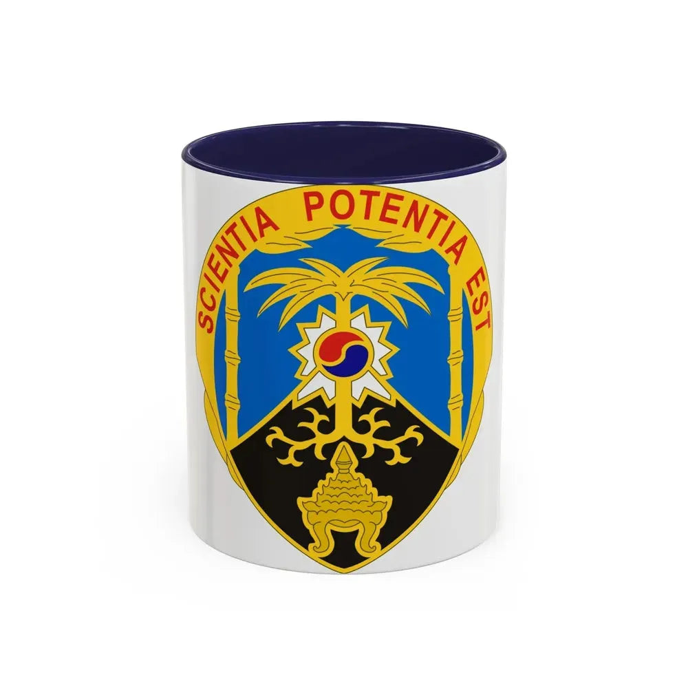 500 Military Intelligence Brigade 2 (U.S. Army) Accent Coffee Mug 11oz Navy - Go Mug Yourself
