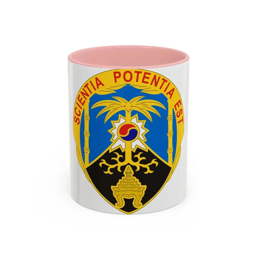 500 Military Intelligence Brigade 2 (U.S. Army) Accent Coffee Mug 11oz Pink - Go Mug Yourself