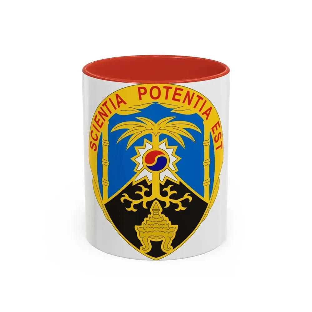 500 Military Intelligence Brigade 2 (U.S. Army) Accent Coffee Mug 11oz Red - Go Mug Yourself