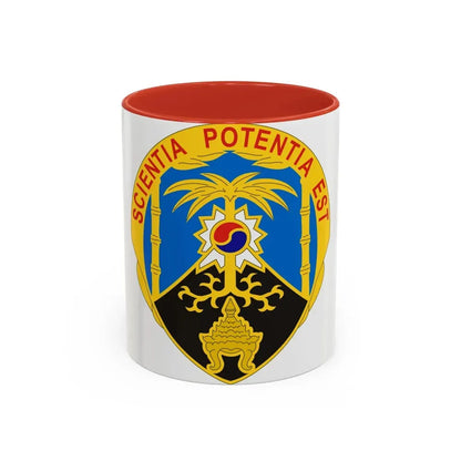 500 Military Intelligence Brigade 2 (U.S. Army) Accent Coffee Mug 11oz Red - Go Mug Yourself