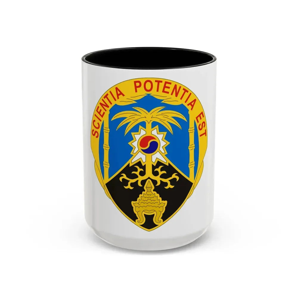500 Military Intelligence Brigade 2 (U.S. Army) Accent Coffee Mug 15oz Black - Go Mug Yourself
