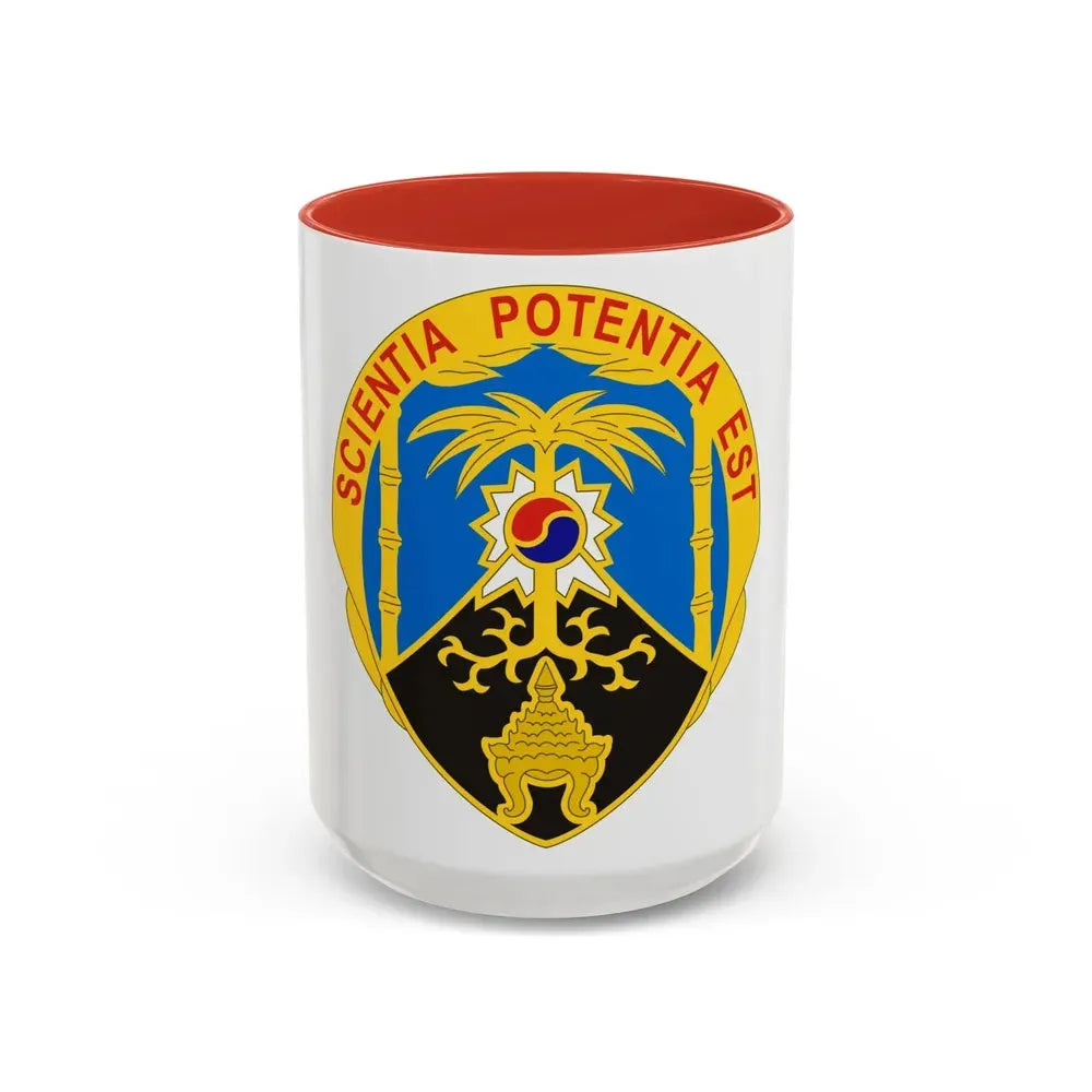 500 Military Intelligence Brigade 2 (U.S. Army) Accent Coffee Mug 15oz Red - Go Mug Yourself