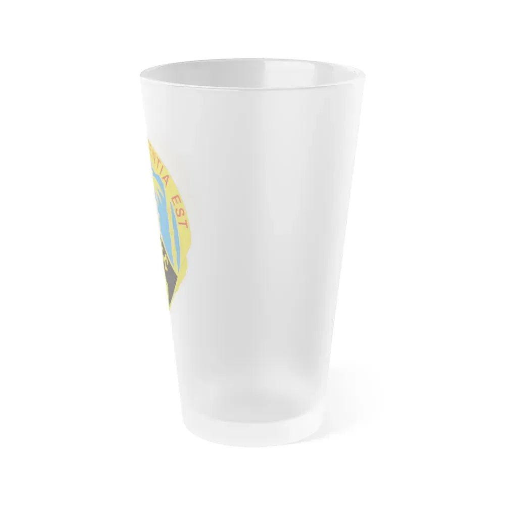 500 Military Intelligence Brigade 2 (U.S. Army) Frosted Pint Glass 16oz - Go Mug Yourself