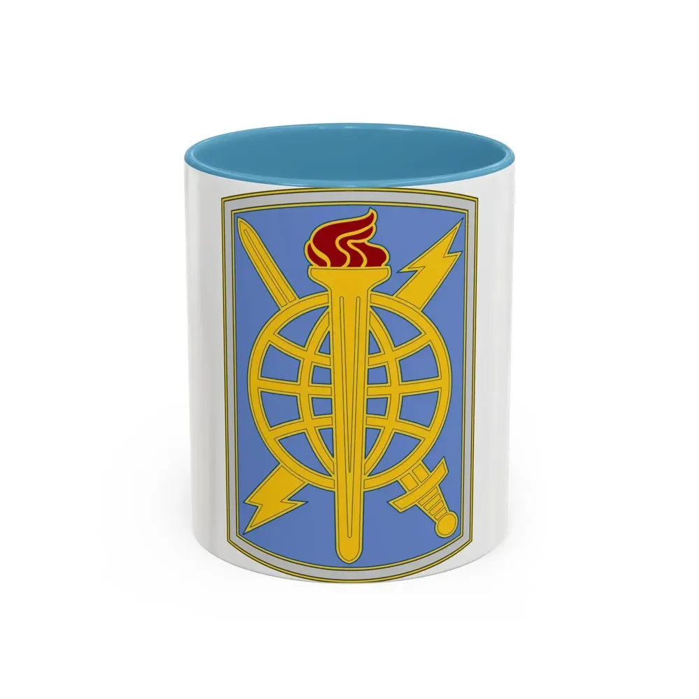 500 Military Intelligence Brigade 3 (U.S. Army) Accent Coffee Mug 11oz Light Blue - Go Mug Yourself