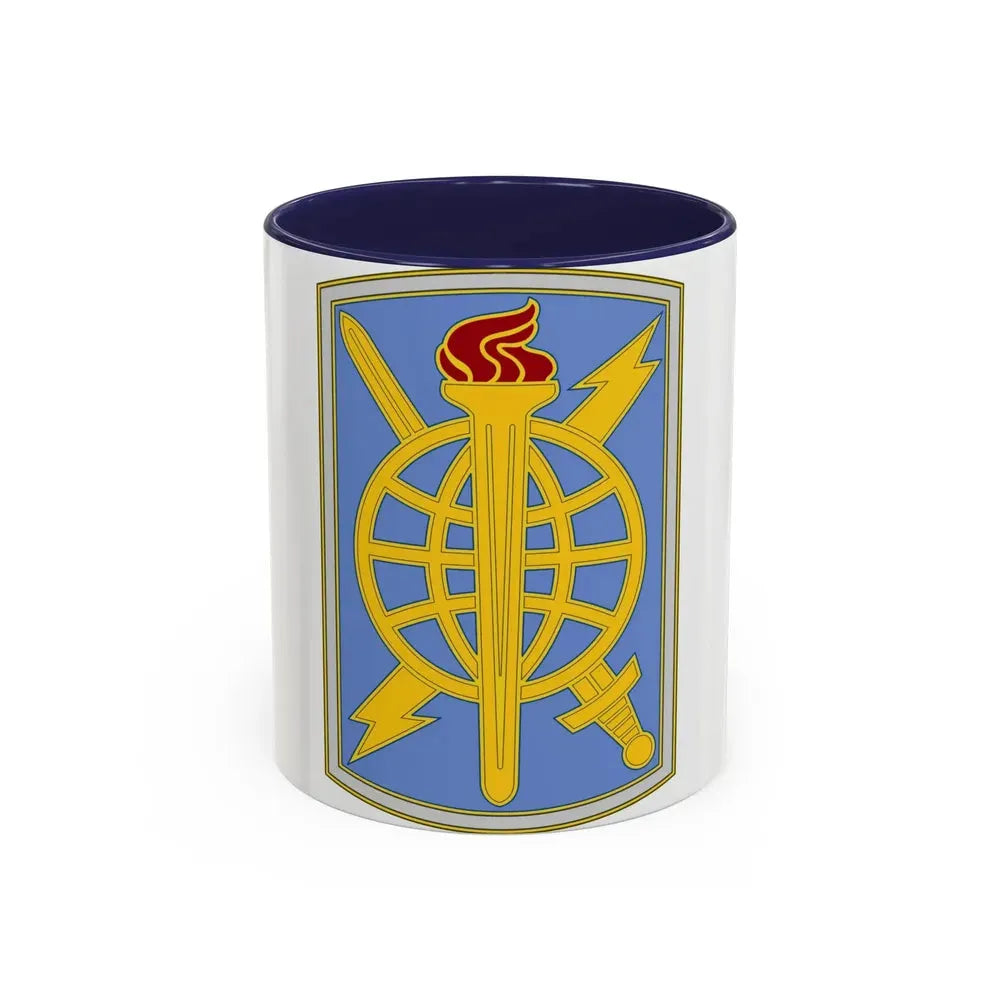 500 Military Intelligence Brigade 3 (U.S. Army) Accent Coffee Mug 11oz Navy - Go Mug Yourself