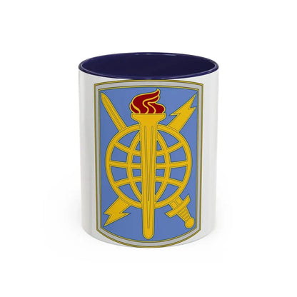 500 Military Intelligence Brigade 3 (U.S. Army) Accent Coffee Mug 11oz Navy - Go Mug Yourself