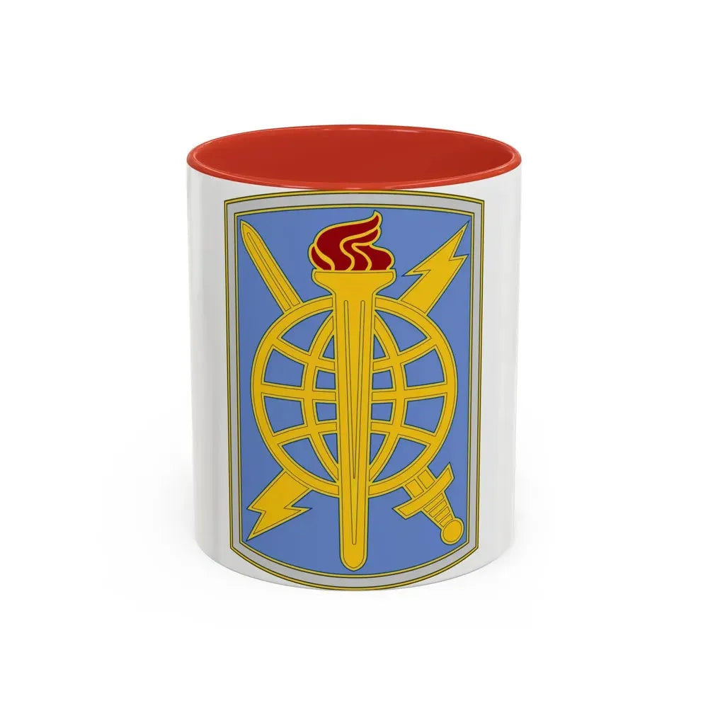 500 Military Intelligence Brigade 3 (U.S. Army) Accent Coffee Mug 11oz Red - Go Mug Yourself