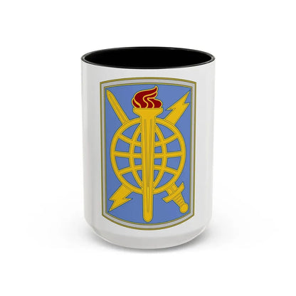500 Military Intelligence Brigade 3 (U.S. Army) Accent Coffee Mug 15oz Black - Go Mug Yourself