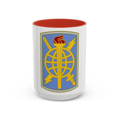 500 Military Intelligence Brigade 3 (U.S. Army) Accent Coffee Mug 15oz Red - Go Mug Yourself