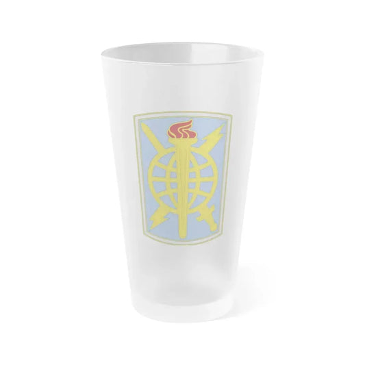 500 Military Intelligence Brigade 3 (U.S. Army) Frosted Pint Glass 16oz Default Title - Go Mug Yourself