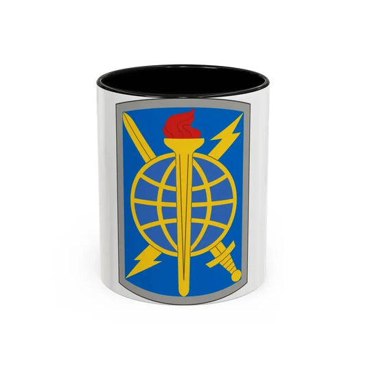 500 Military Intelligence Brigade (U.S. Army) Accent Coffee Mug 11oz Black - Go Mug Yourself